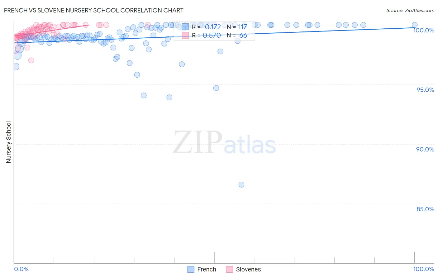 French vs Slovene Nursery School