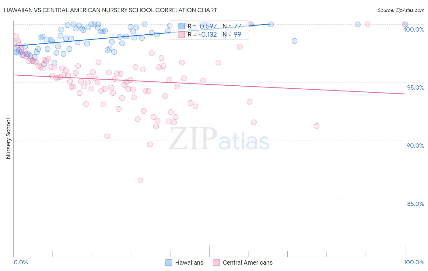 Hawaiian vs Central American Nursery School