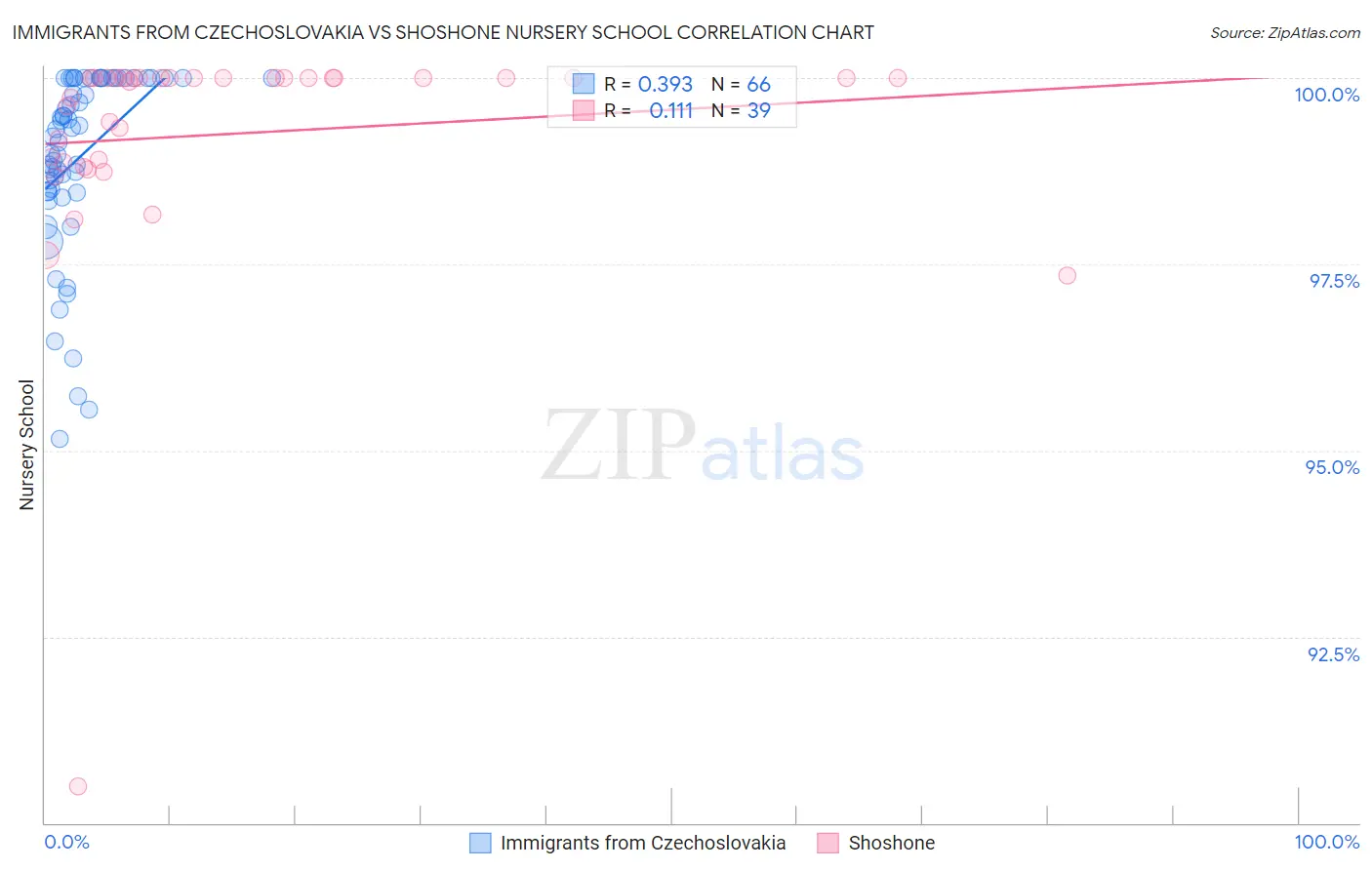 Immigrants from Czechoslovakia vs Shoshone Nursery School