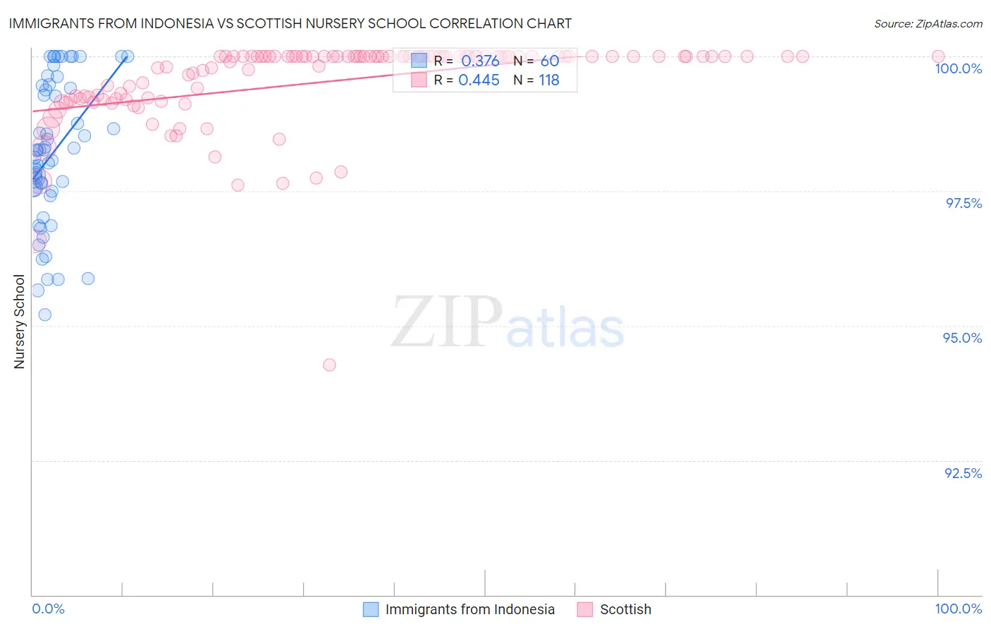 Immigrants from Indonesia vs Scottish Nursery School