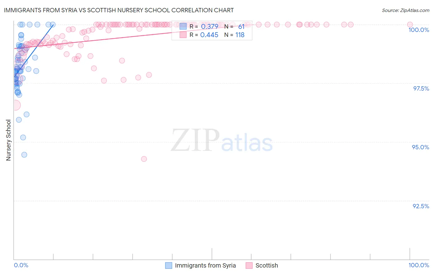 Immigrants from Syria vs Scottish Nursery School