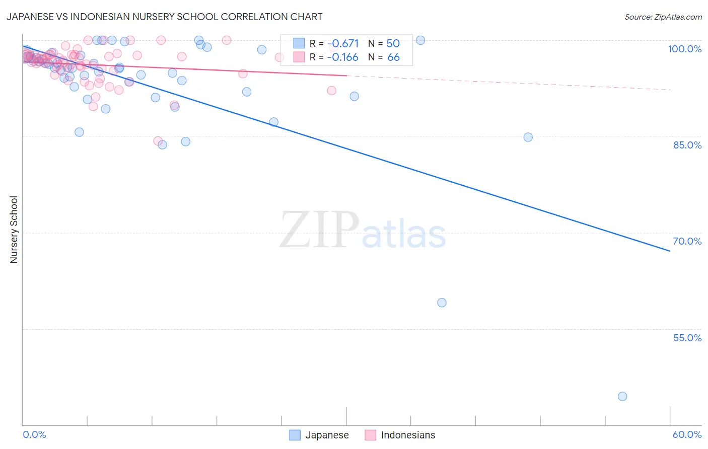 Japanese vs Indonesian Nursery School