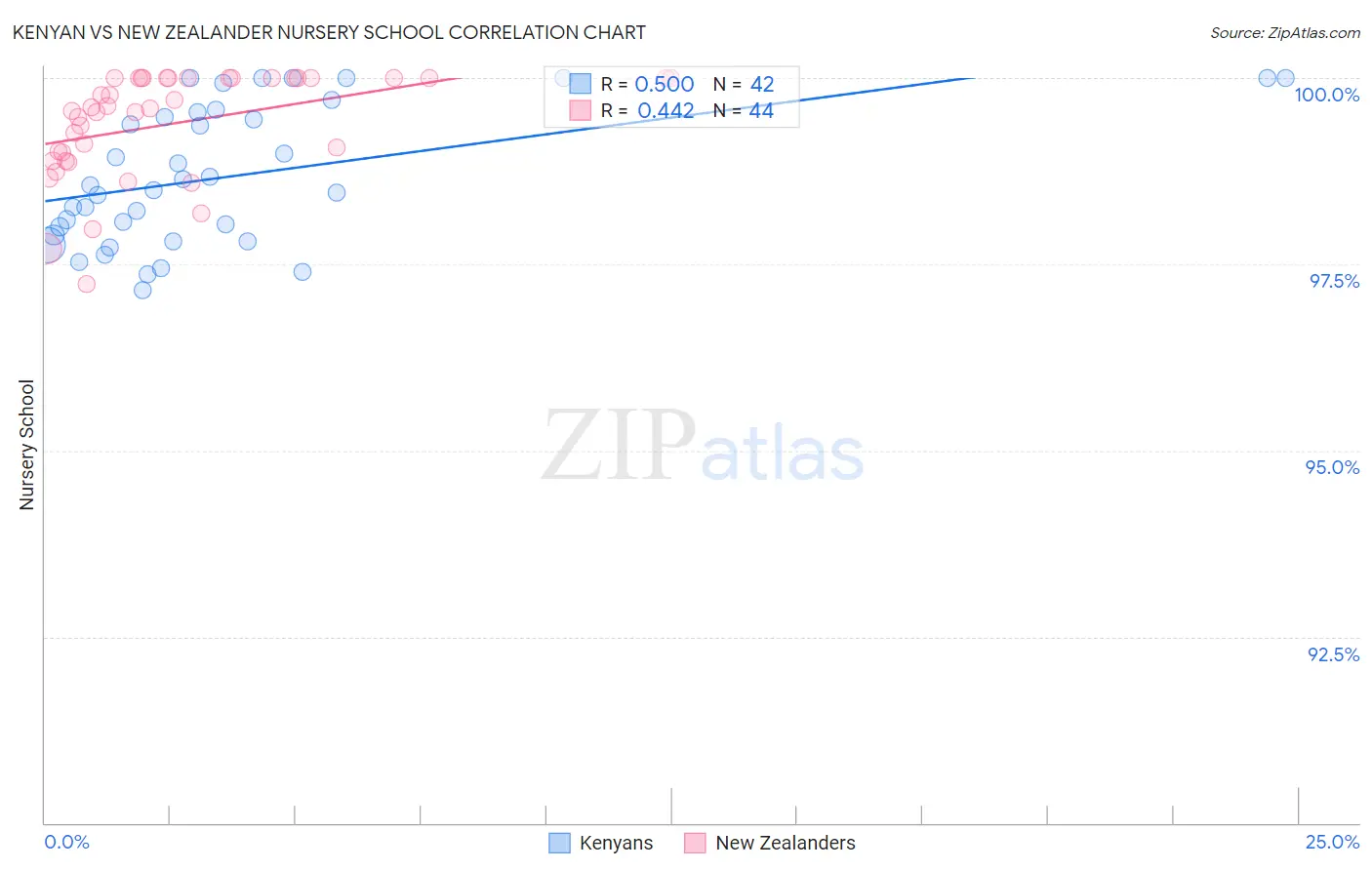 Kenyan vs New Zealander Nursery School