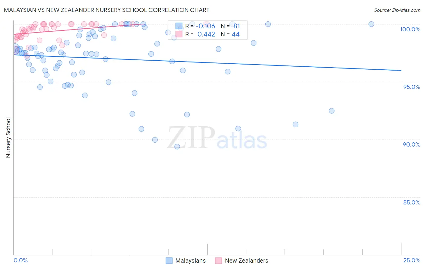 Malaysian vs New Zealander Nursery School