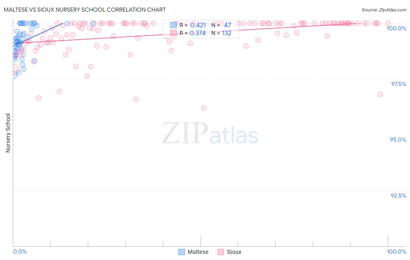 Maltese vs Sioux Nursery School
