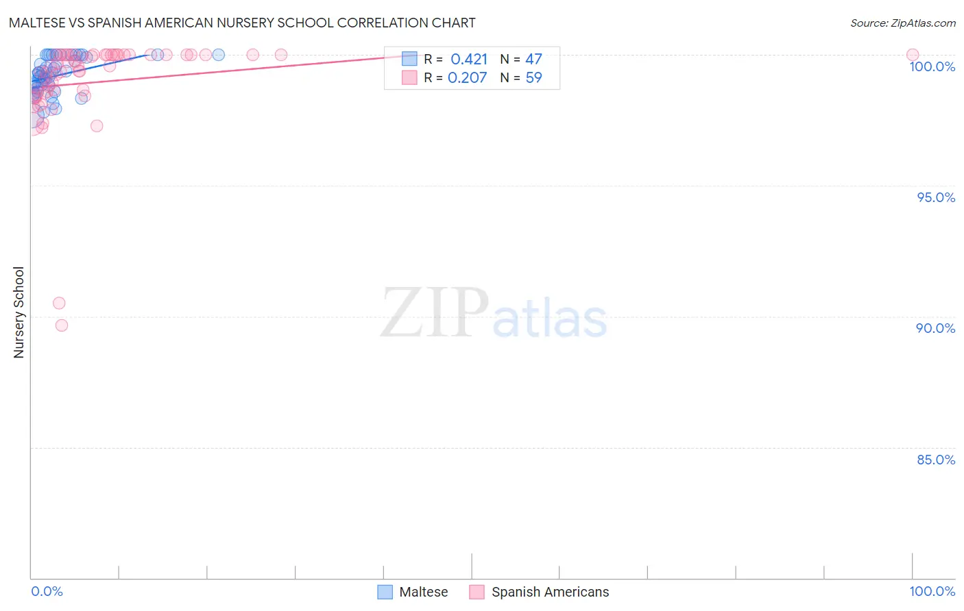 Maltese vs Spanish American Nursery School