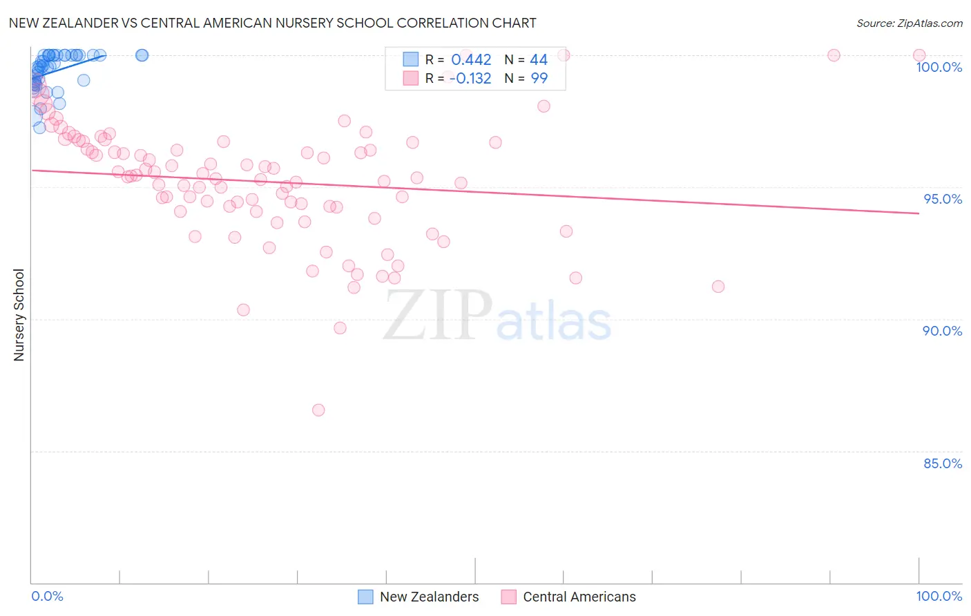 New Zealander vs Central American Nursery School