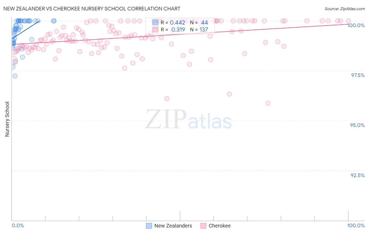 New Zealander vs Cherokee Nursery School