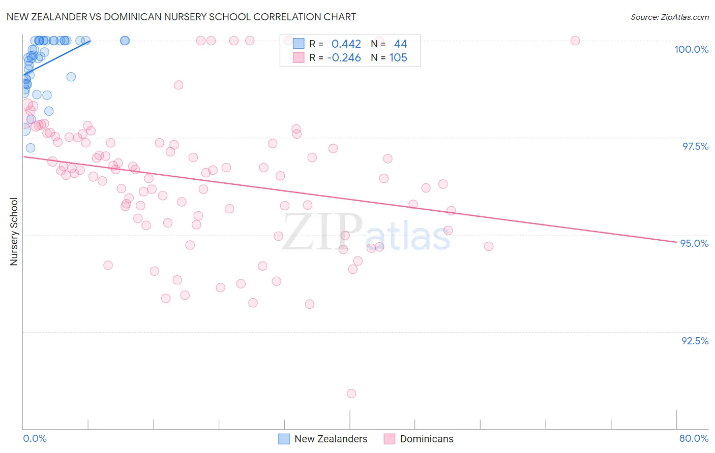 New Zealander vs Dominican Nursery School