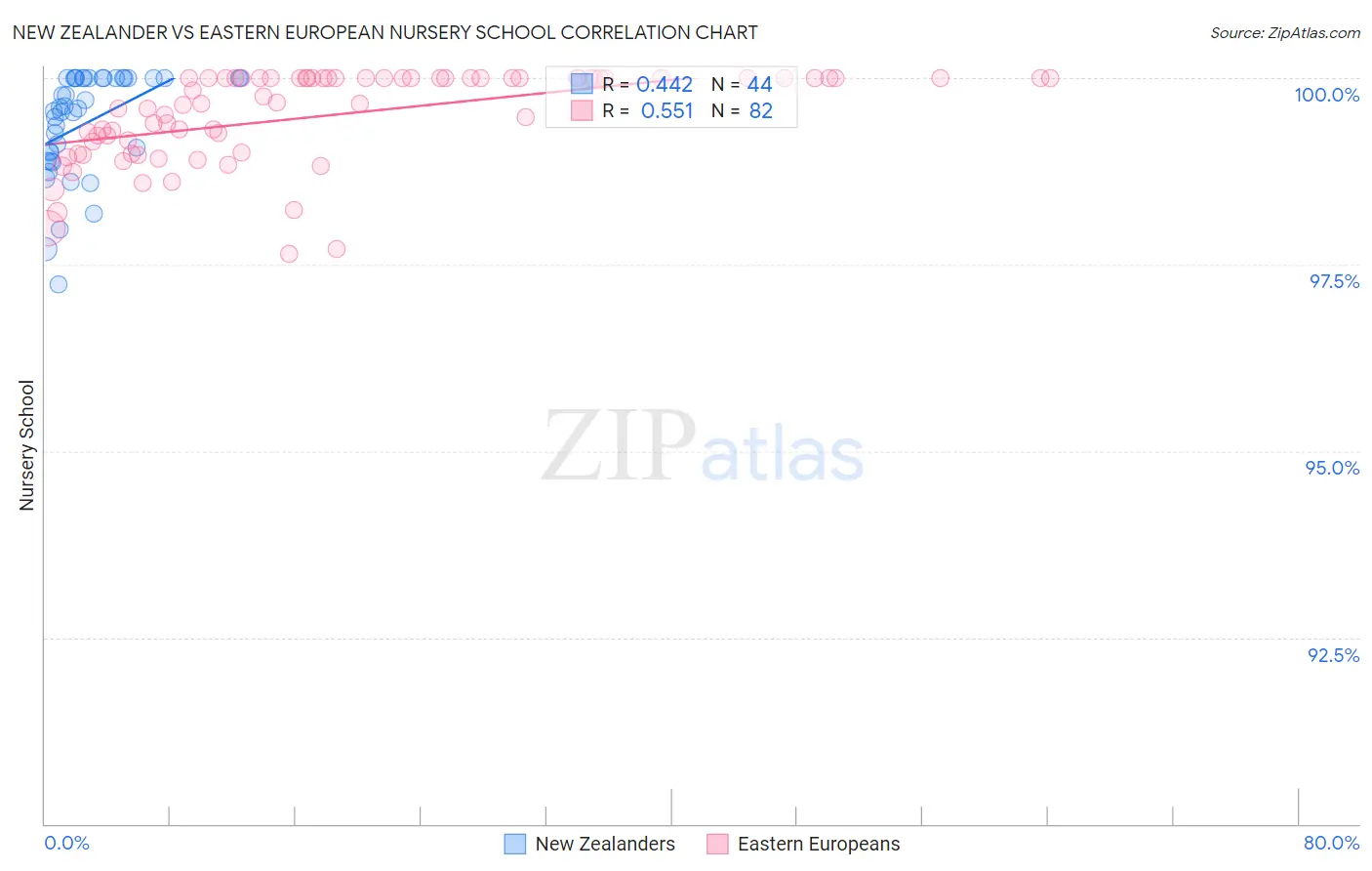 New Zealander vs Eastern European Nursery School