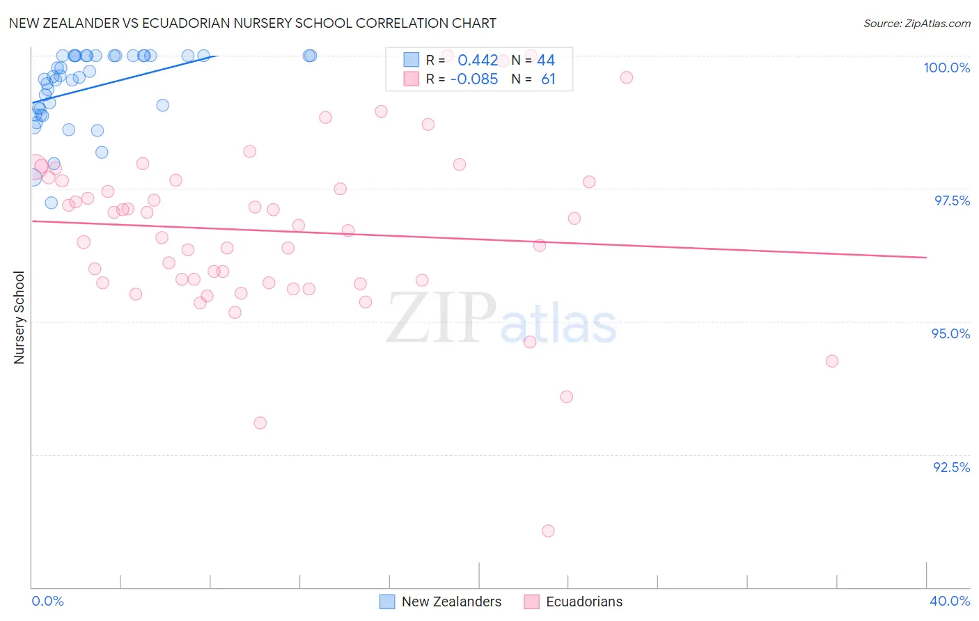 New Zealander vs Ecuadorian Nursery School