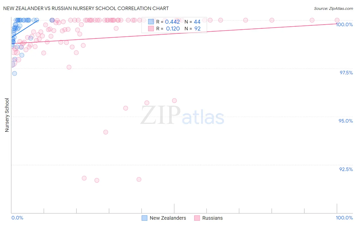 New Zealander vs Russian Nursery School
