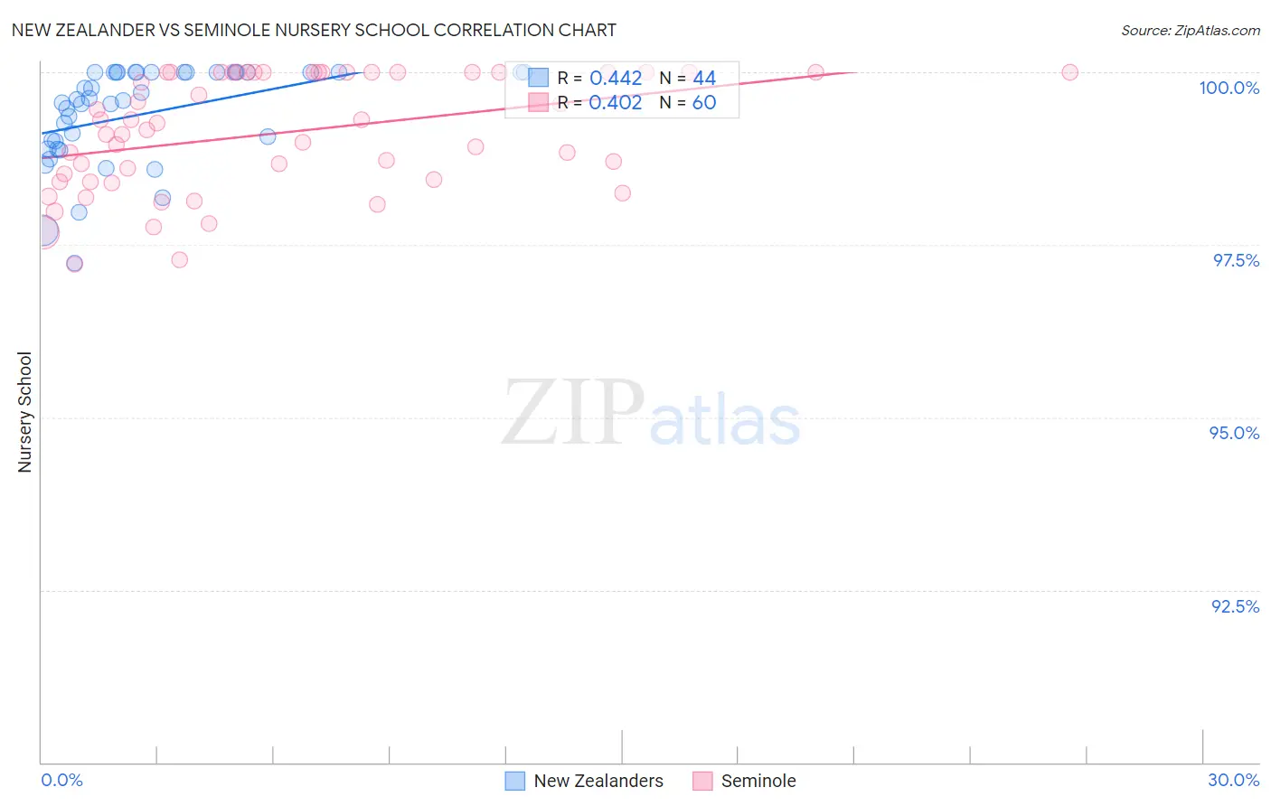 New Zealander vs Seminole Nursery School