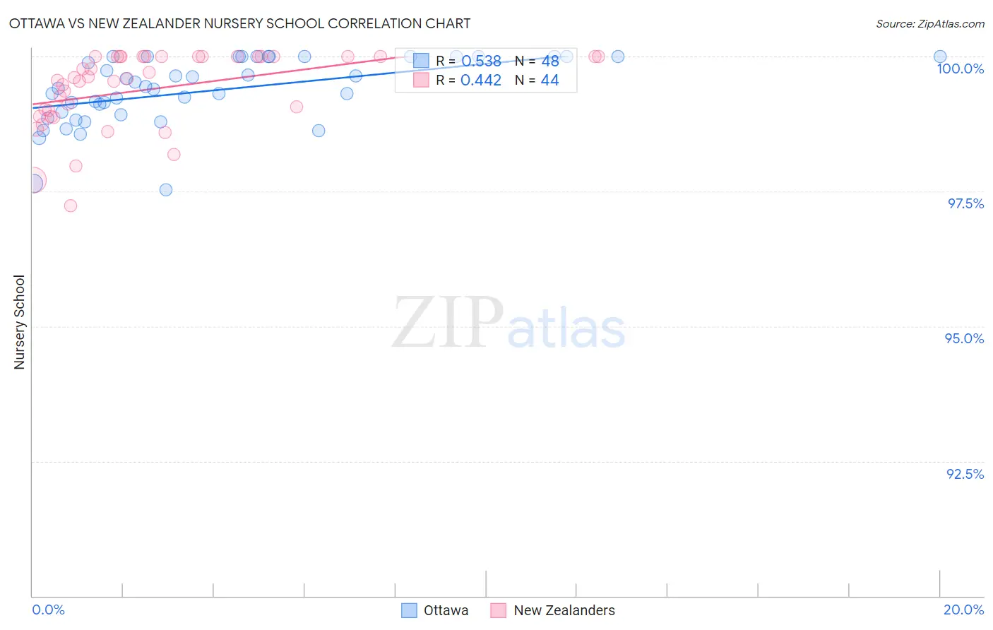 Ottawa vs New Zealander Nursery School