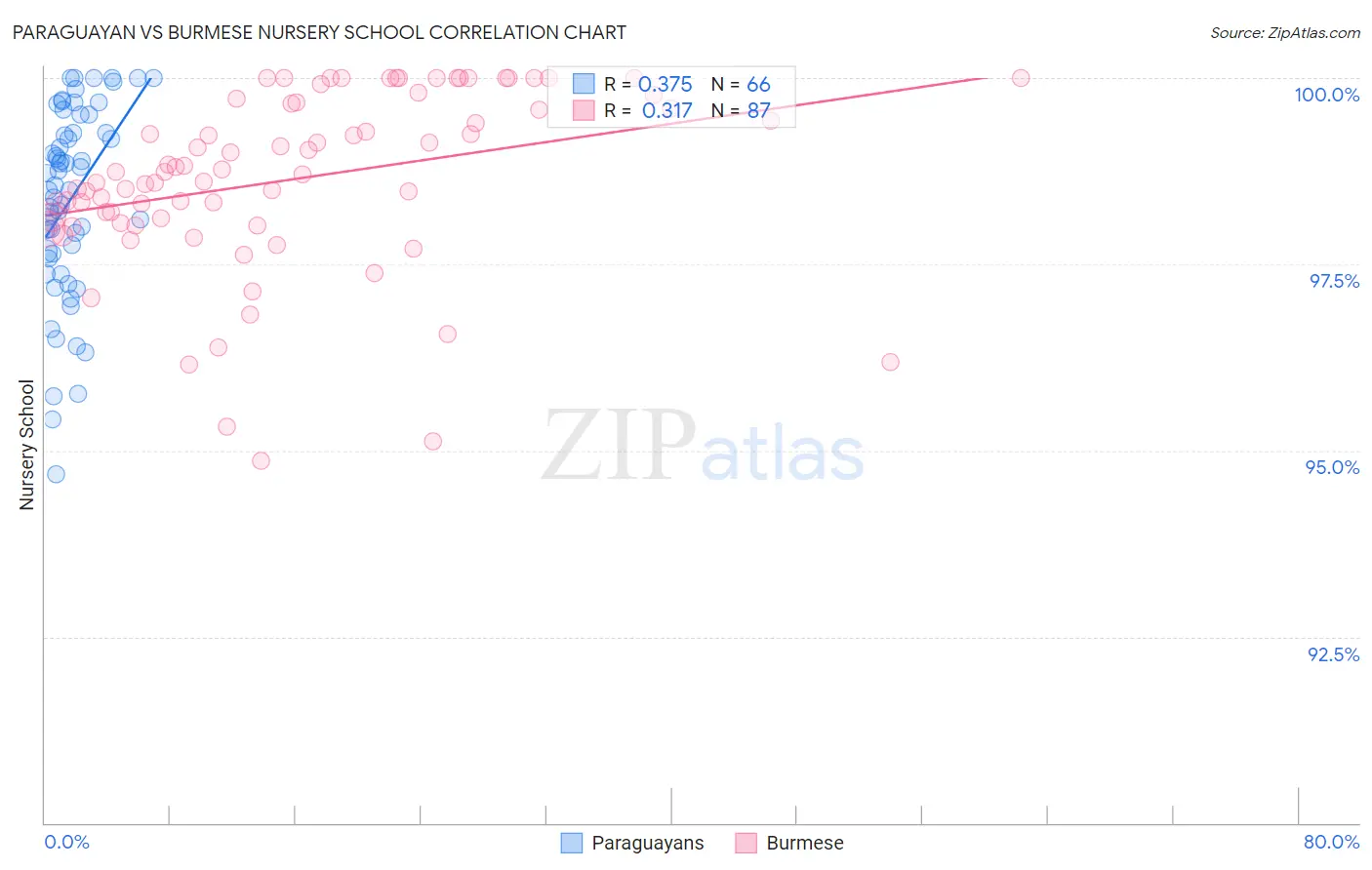 Paraguayan vs Burmese Nursery School