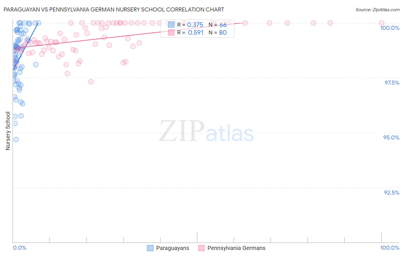 Paraguayan vs Pennsylvania German Nursery School