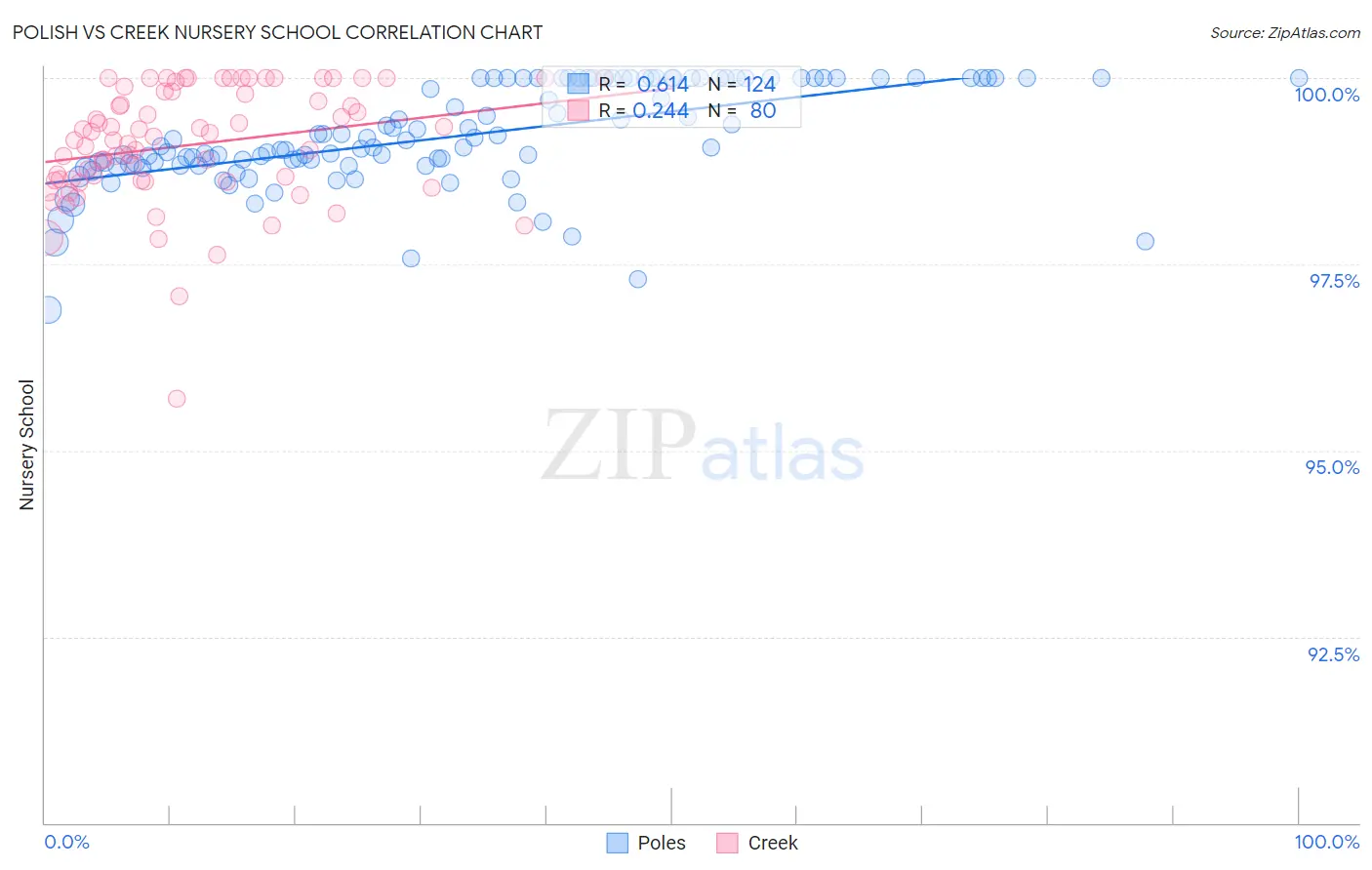 Polish vs Creek Nursery School