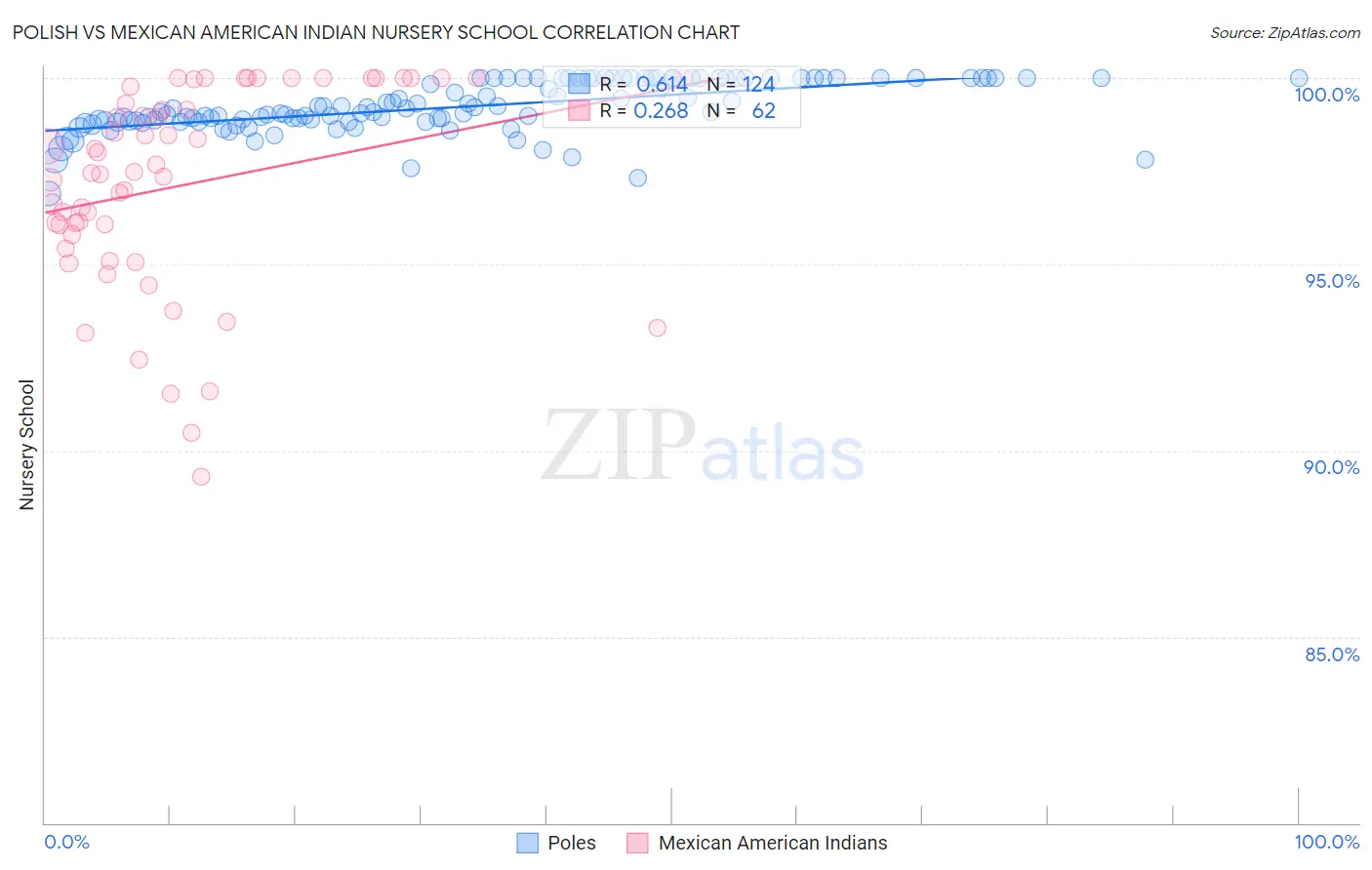 Polish vs Mexican American Indian Nursery School