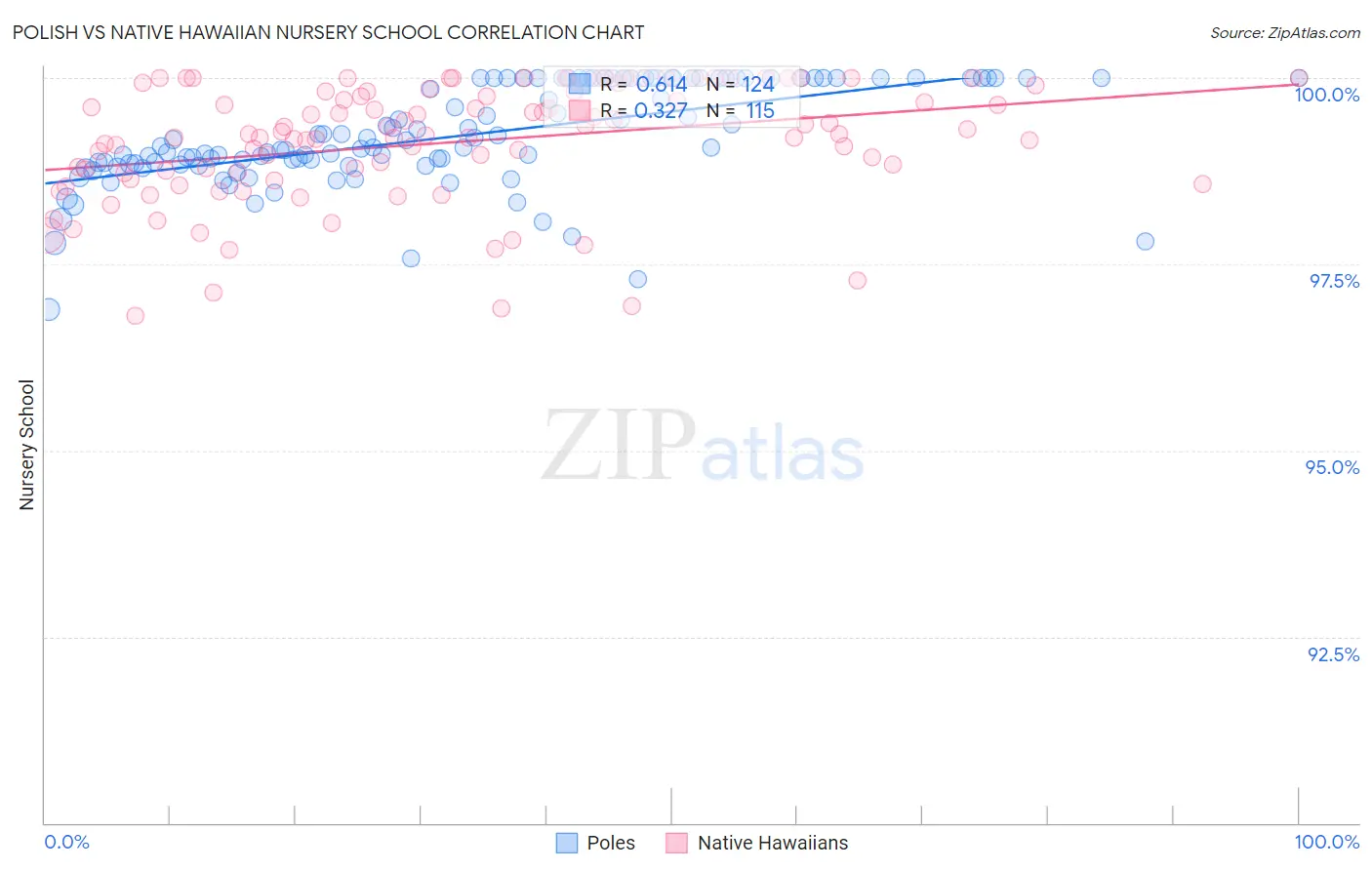 Polish vs Native Hawaiian Nursery School