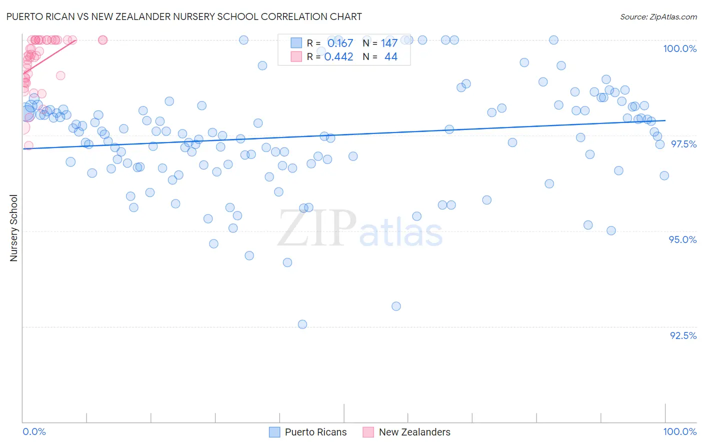 Puerto Rican vs New Zealander Nursery School