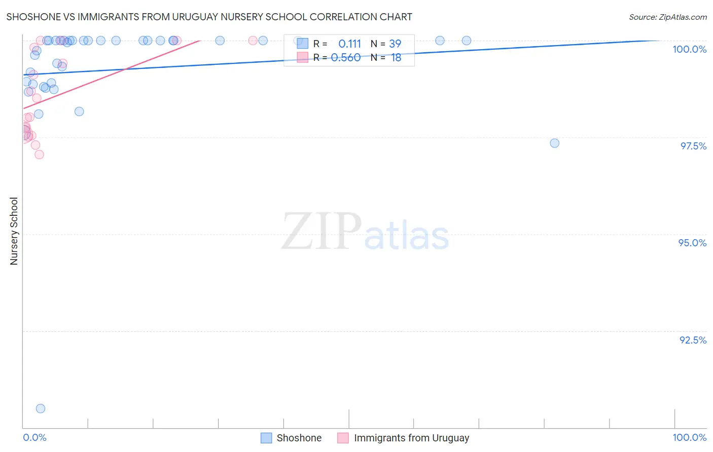 Shoshone vs Immigrants from Uruguay Nursery School