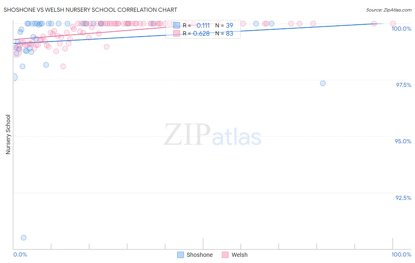 Shoshone vs Welsh Nursery School
