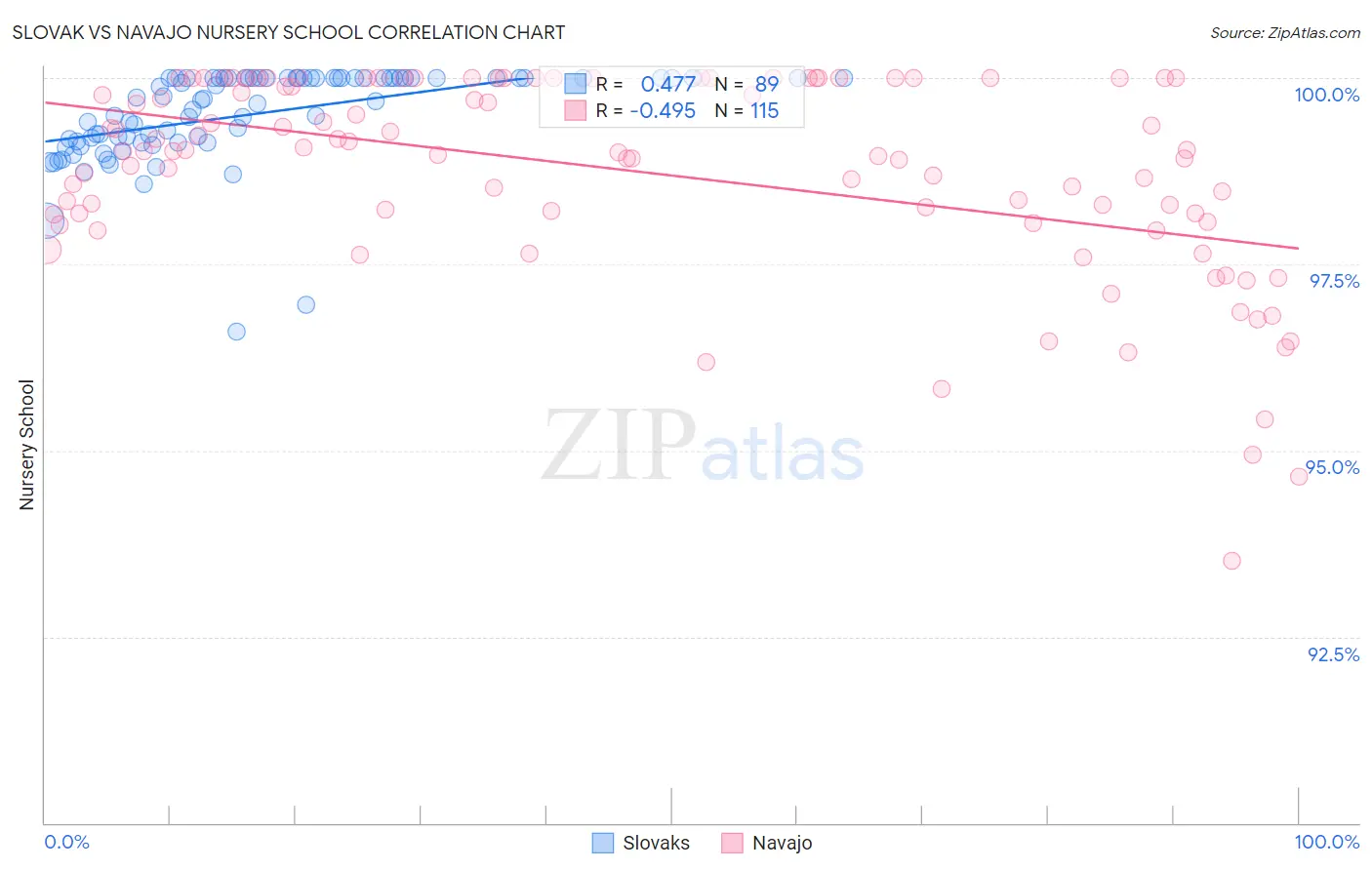 Slovak vs Navajo Nursery School