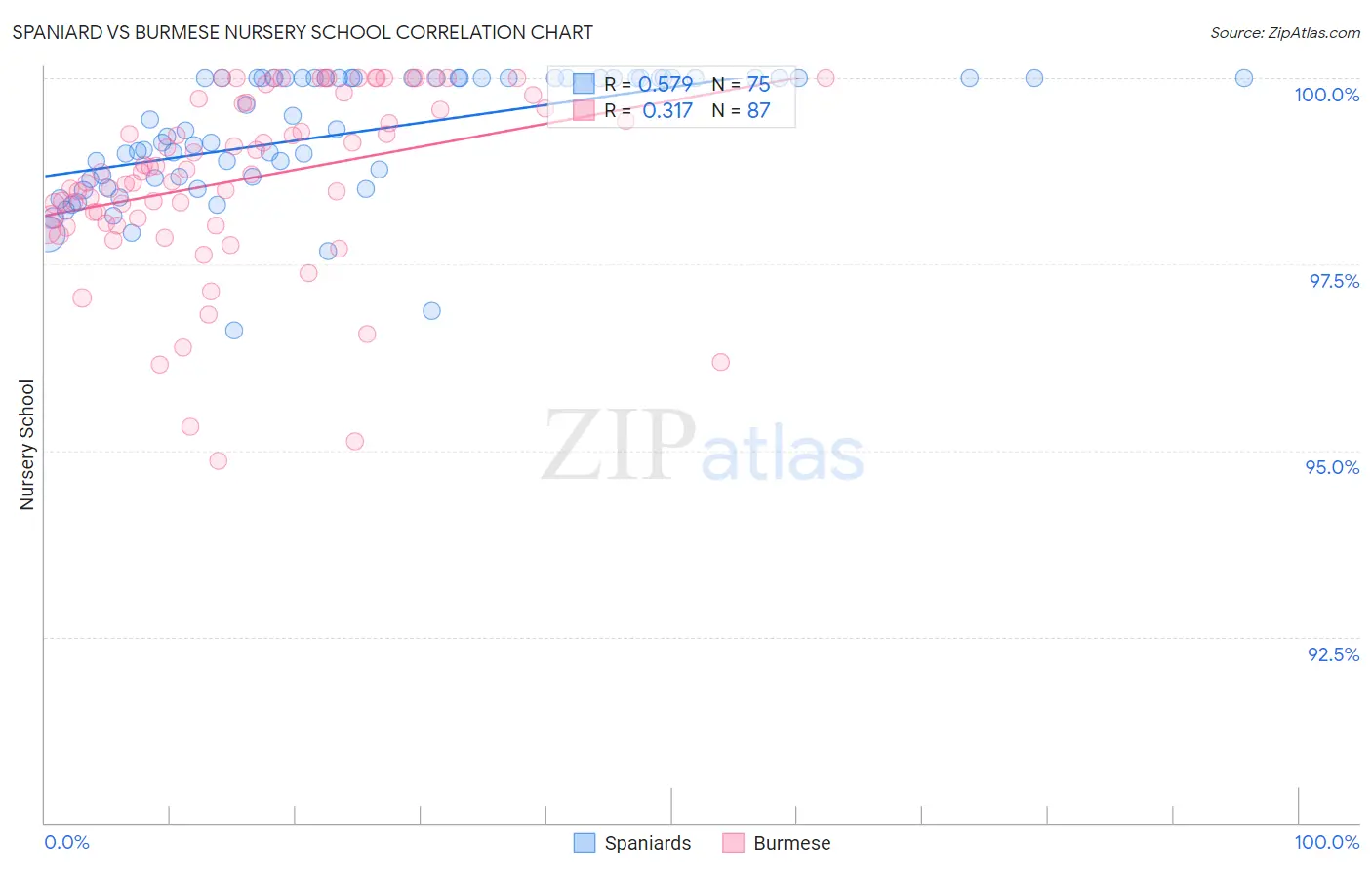 Spaniard vs Burmese Nursery School