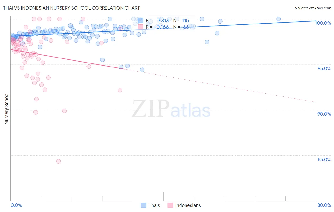 Thai vs Indonesian Nursery School