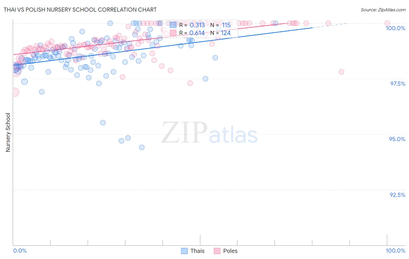 Thai vs Polish Nursery School