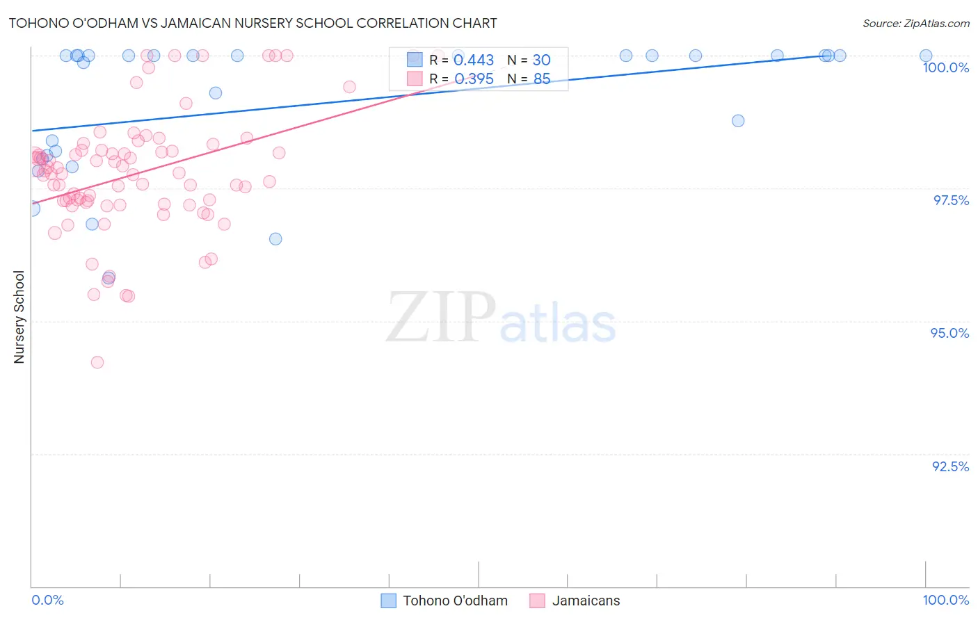 Tohono O'odham vs Jamaican Nursery School