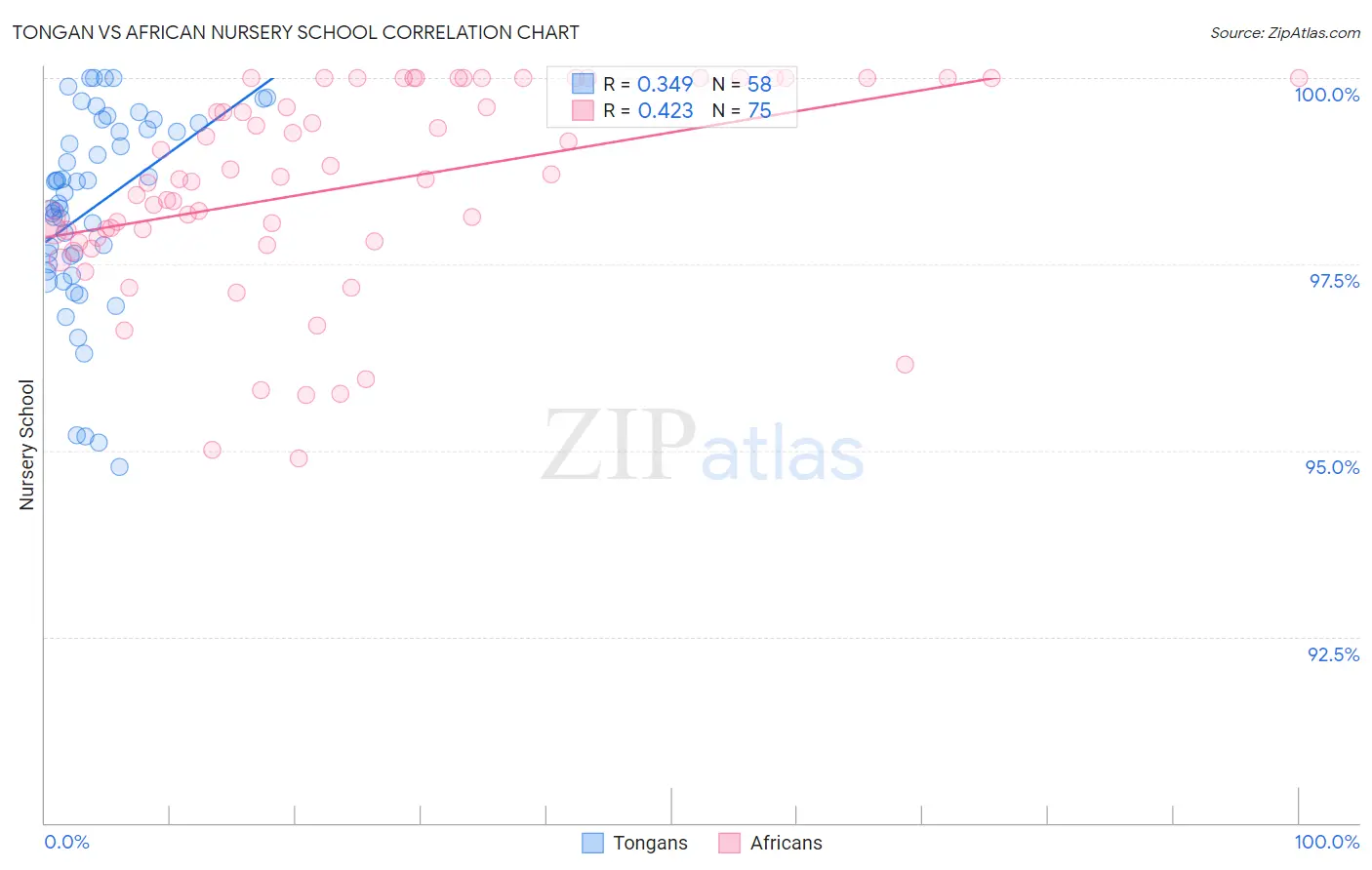 Tongan vs African Nursery School