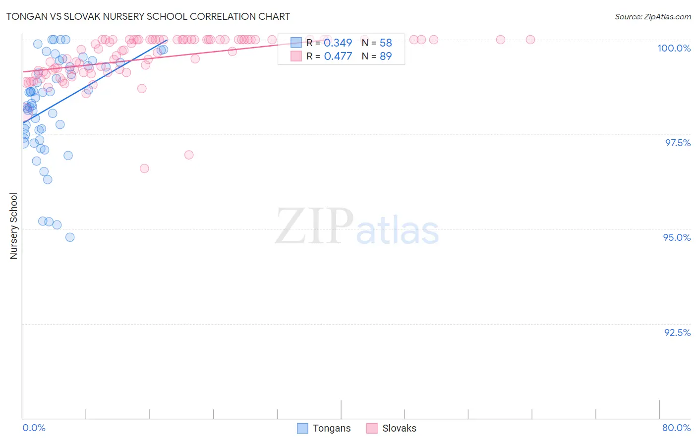 Tongan vs Slovak Nursery School