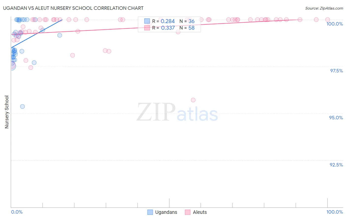 Ugandan vs Aleut Nursery School