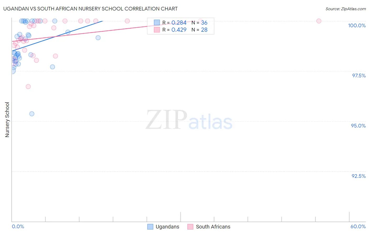 Ugandan vs South African Nursery School