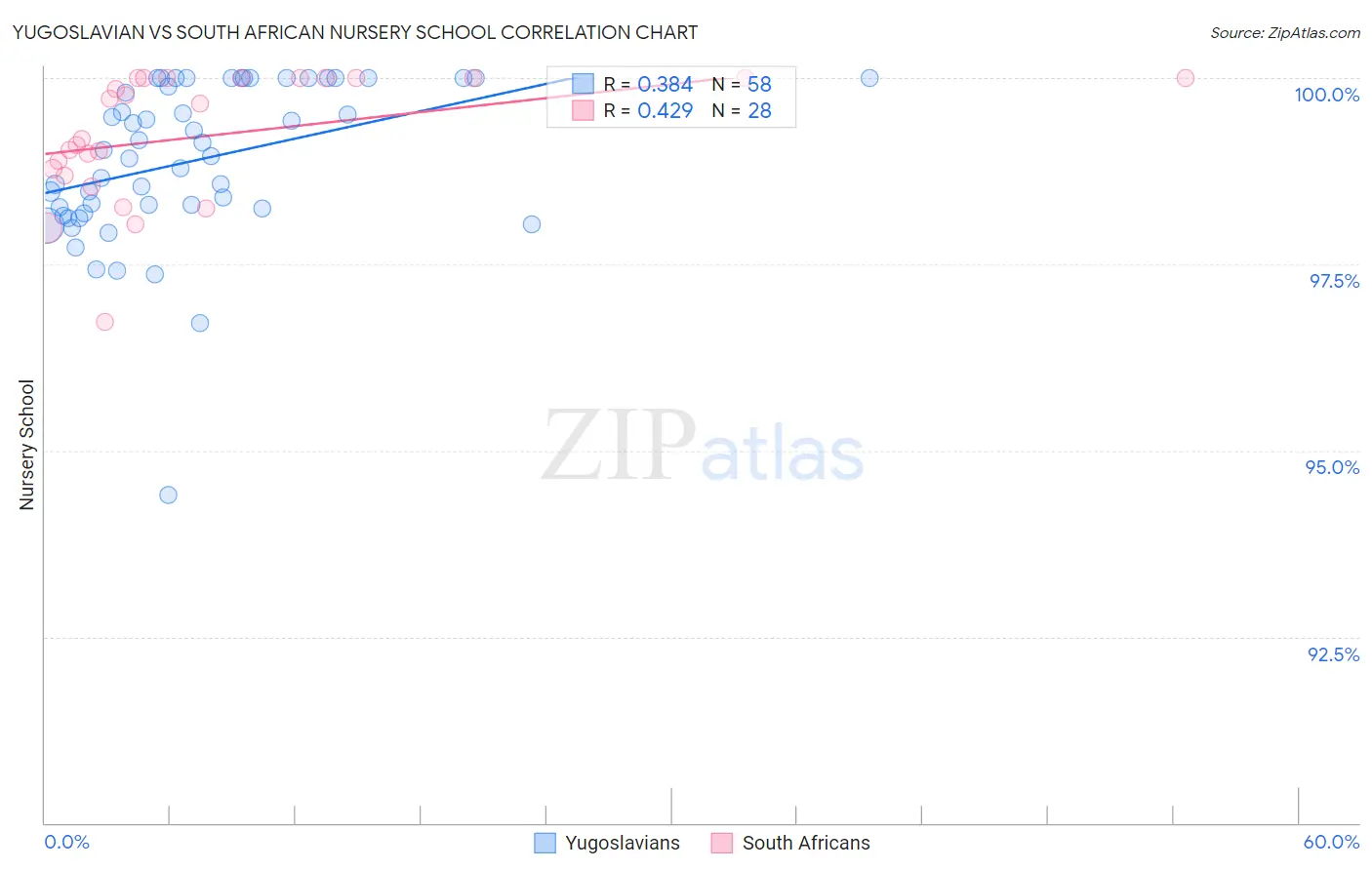 Yugoslavian vs South African Nursery School