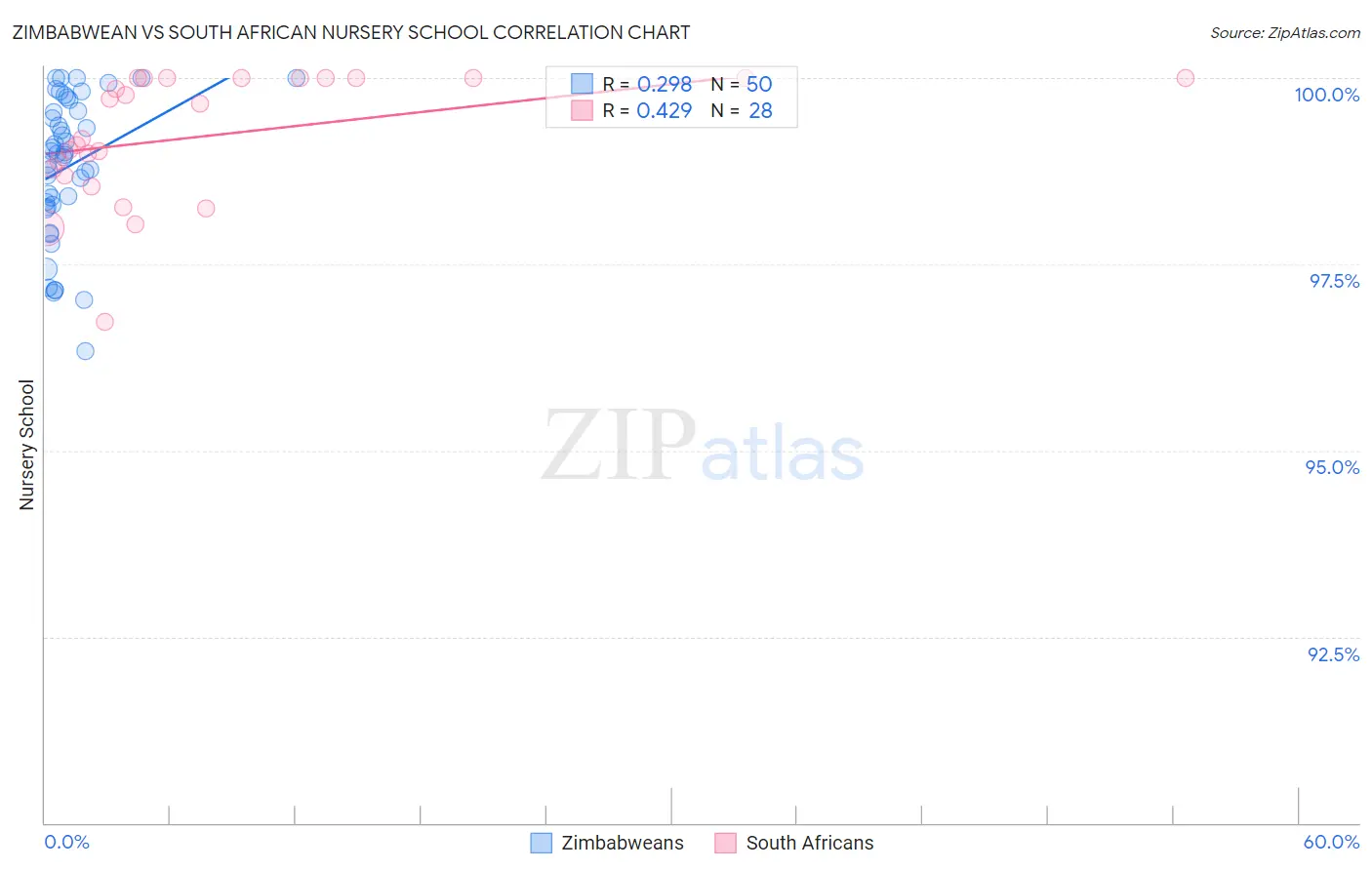 Zimbabwean vs South African Nursery School