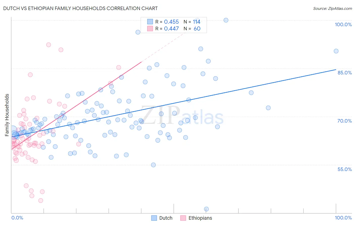 Dutch vs Ethiopian Family Households