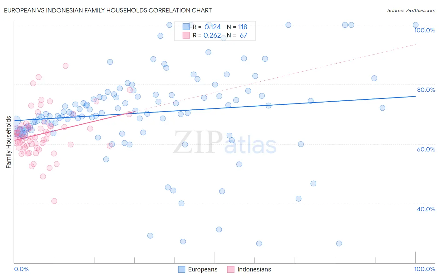 European vs Indonesian Family Households