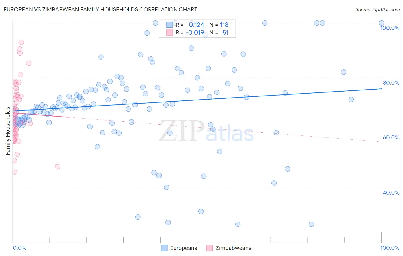 European vs Zimbabwean Family Households
