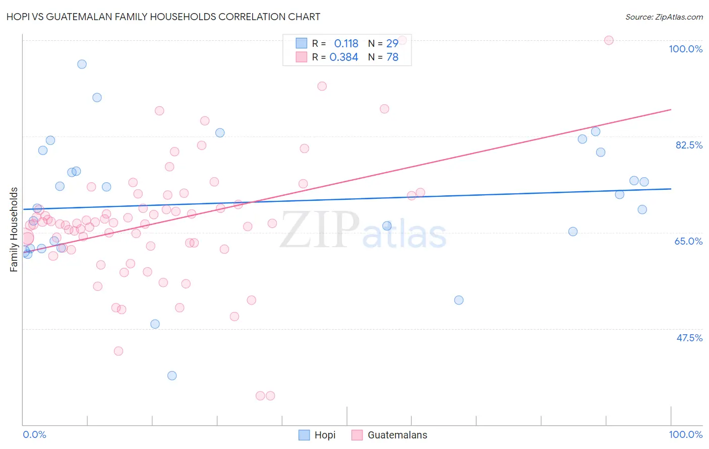 Hopi vs Guatemalan Family Households