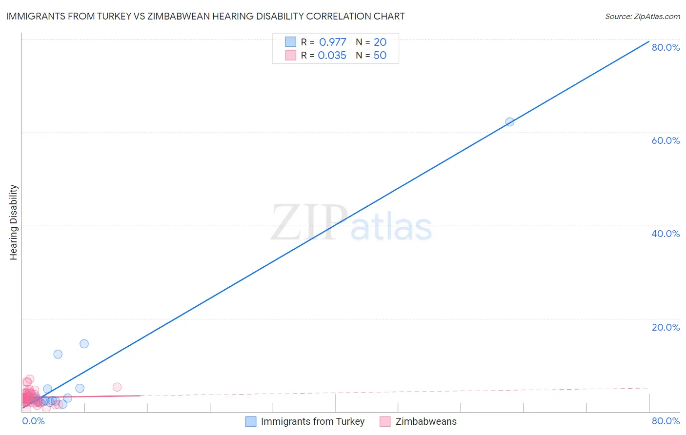 Immigrants from Turkey vs Zimbabwean Hearing Disability