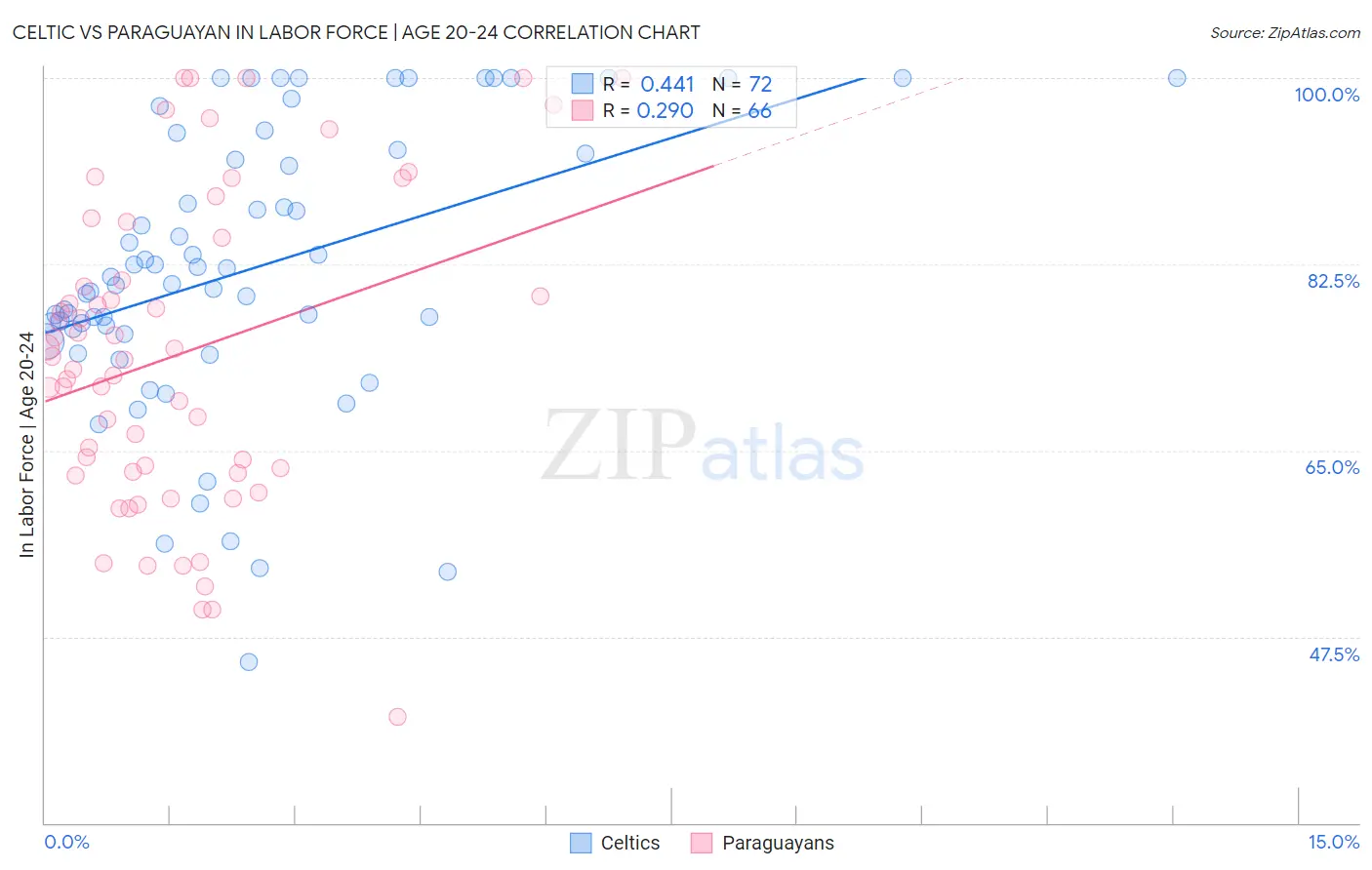 Celtic vs Paraguayan In Labor Force | Age 20-24