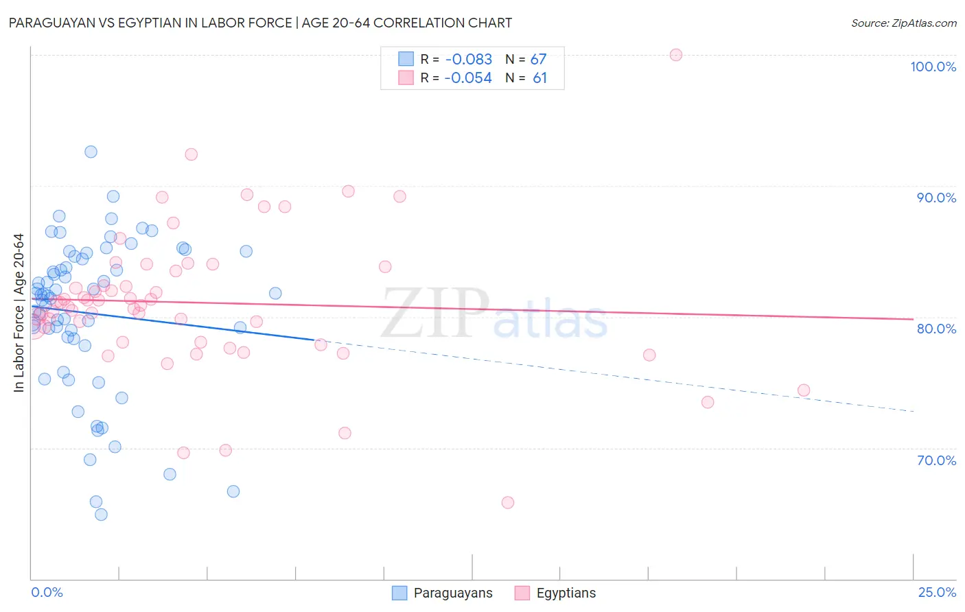 Paraguayan vs Egyptian In Labor Force | Age 20-64