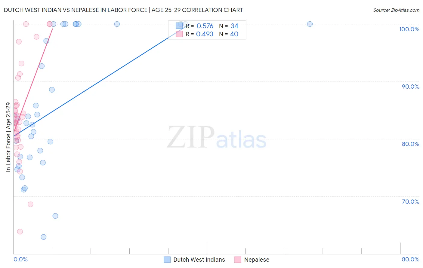 Dutch West Indian vs Nepalese In Labor Force | Age 25-29