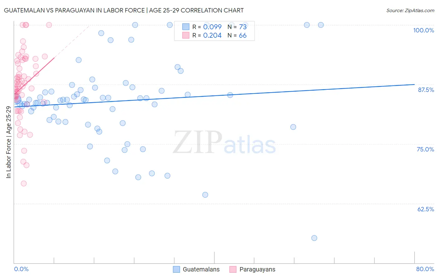 Guatemalan vs Paraguayan In Labor Force | Age 25-29