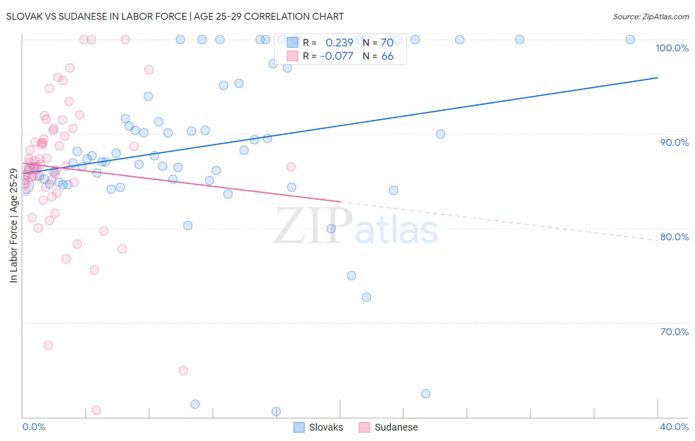 Slovak vs Sudanese In Labor Force | Age 25-29