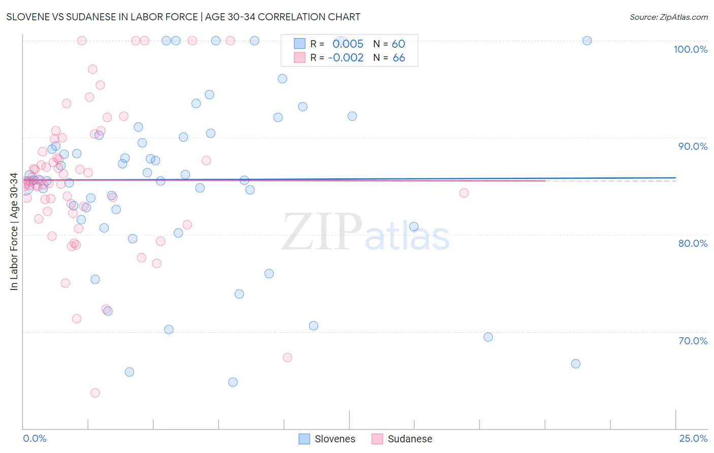 Slovene vs Sudanese In Labor Force | Age 30-34
