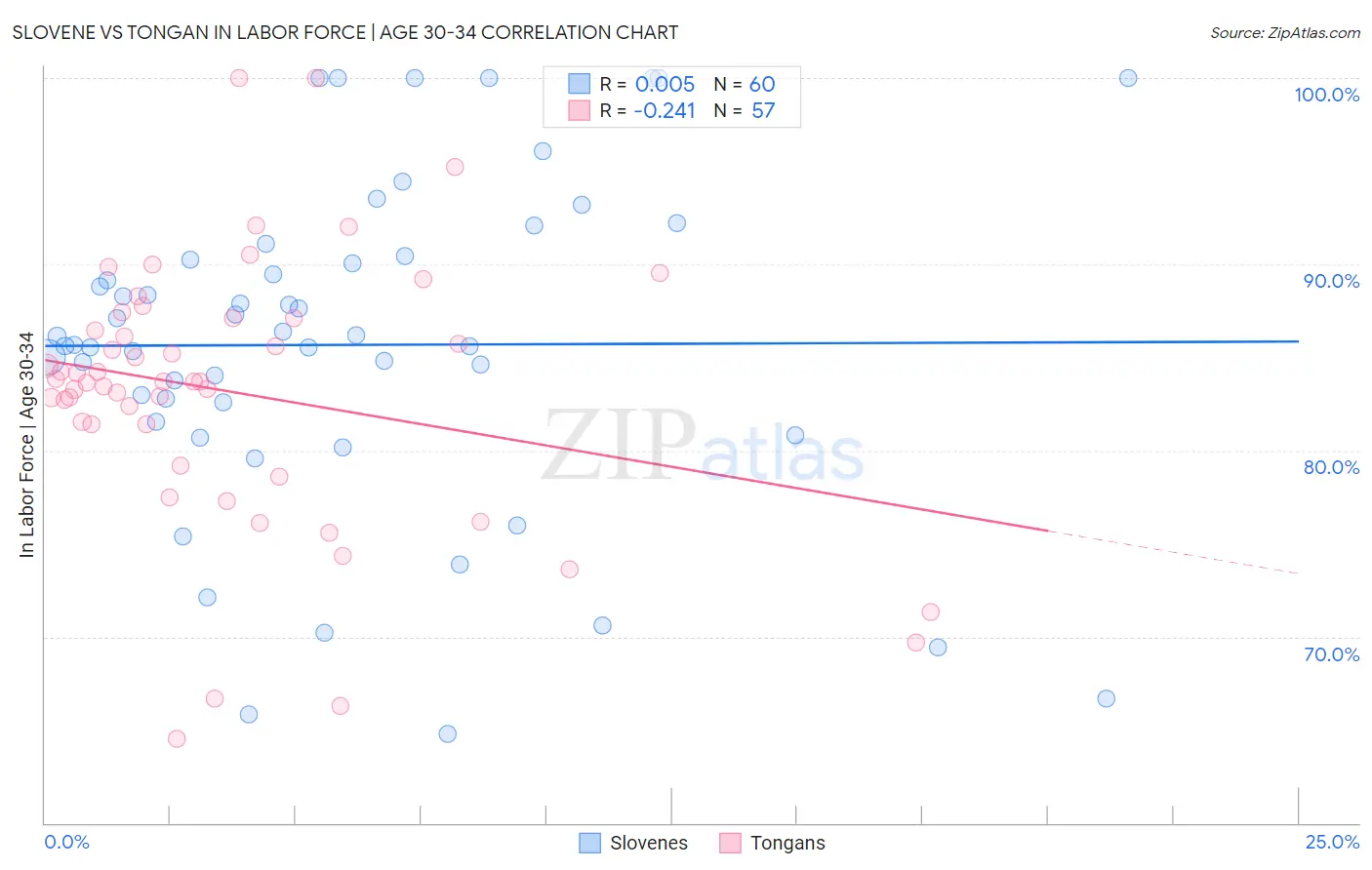 Slovene vs Tongan In Labor Force | Age 30-34