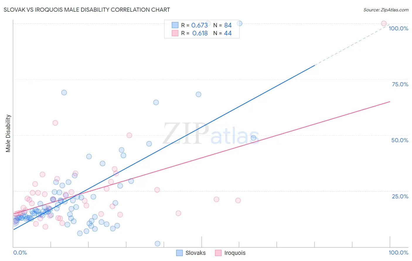 Slovak vs Iroquois Male Disability